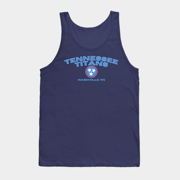 Tennessee Titans - Nashville Tank Top by G-Squared Tees